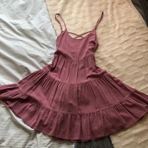 **Mauve Flowy Dress**